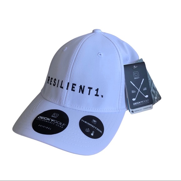 resilient1wear Accessories - ***White resilient1wear hat UNISEX***